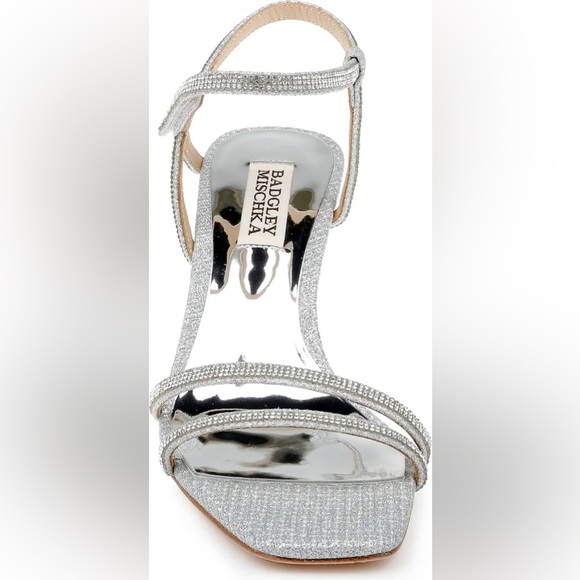 $225 Badgley Mischka Size 6 Unity Wedge Heel Sandal Shoe NWB - Picture 3 of 12